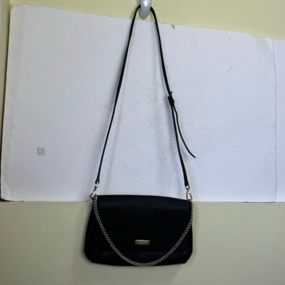 Kate Spade Greer Laurel Way Leather Crossbody Shoulder Convert Bag Chain Strap - Picture 10 of 16